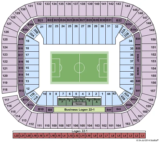 MERKUR SPIEL ARENA SOCCER Seating Map Seating Chart