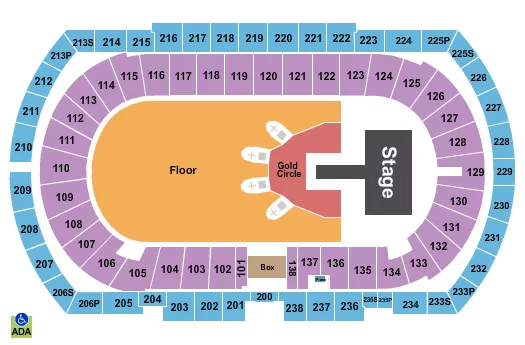 BAD BUNNY Seating Map Seating Chart