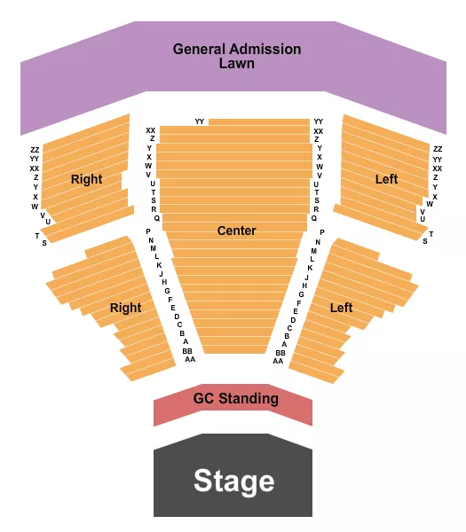 ENDSTAGE 2 Seating Map Seating Chart