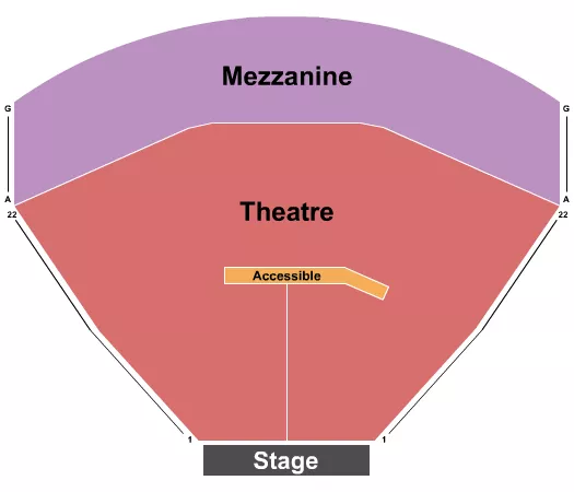 END STAGE Seating Map Seating Chart