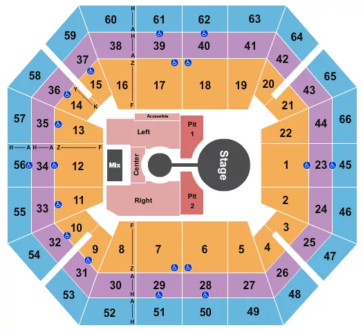 BRANDON LAKE Seating Map Seating Chart
