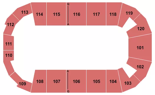 FM BANK ARENA OPEN FLOOR Seating Map Seating Chart