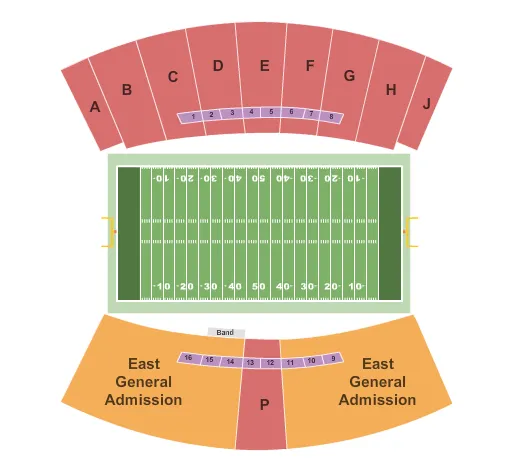 FOOTBALL Seating Map Seating Chart