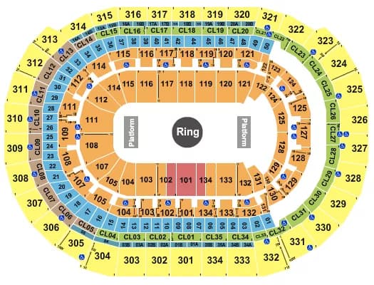 CIRCUS Seating Map Seating Chart
