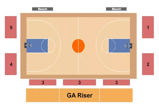 FAIR PARK COLISEUM DALLAS ATHLETES UNLIMITED Seating Map Seating Chart