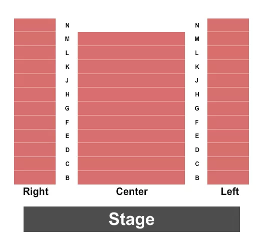 ENDSTAGE Seating Map Seating Chart