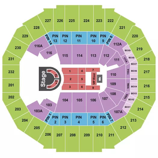 MEGAN THEE STALLION Seating Map Seating Chart
