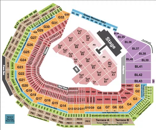 THOMAS RHETT Seating Map Seating Chart