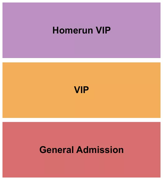 GA VIP HOMERUN VIP Seating Map Seating Chart