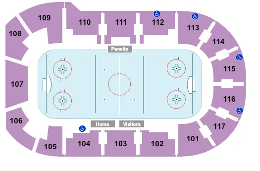 HOCKEY 2 Seating Map Seating Chart