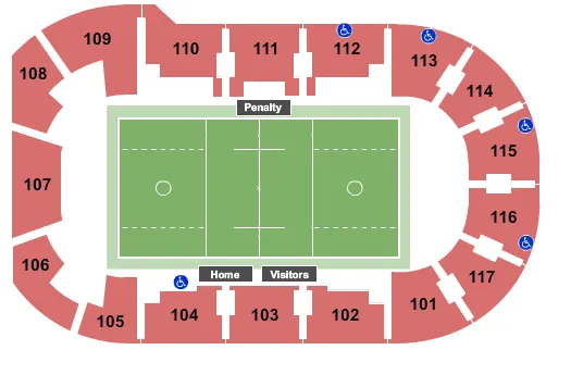 LACROSSE Seating Map Seating Chart