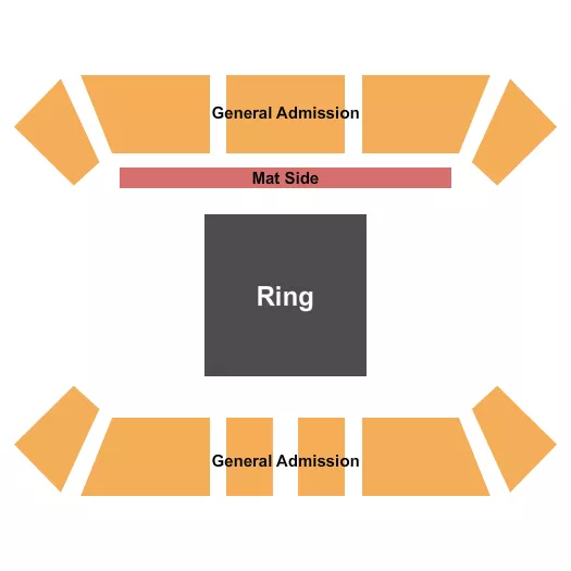 WRESTLING Seating Map Seating Chart