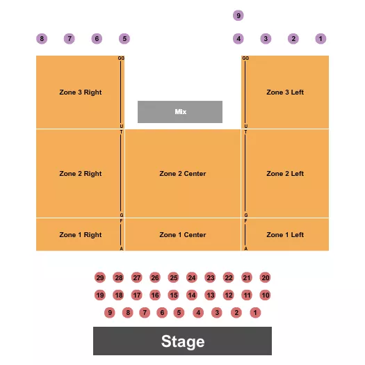 RESERVED TABLES 10 Seating Map Seating Chart