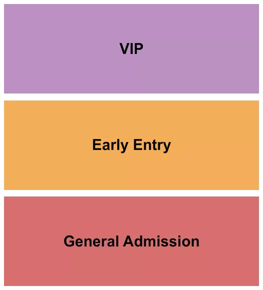 FIRST FREE CHURCH MO GA EARLY ENTRY VIP Seating Map Seating Chart