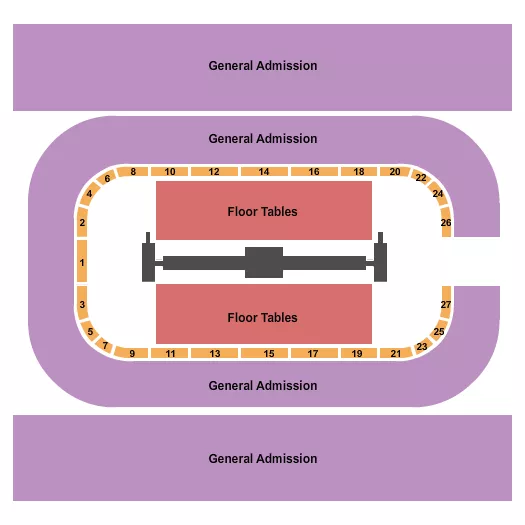 BIG AIR BASH Seating Map Seating Chart
