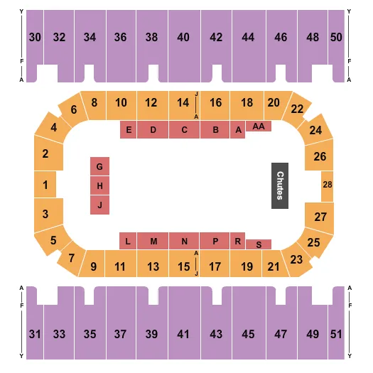 PBR Seating Map Seating Chart