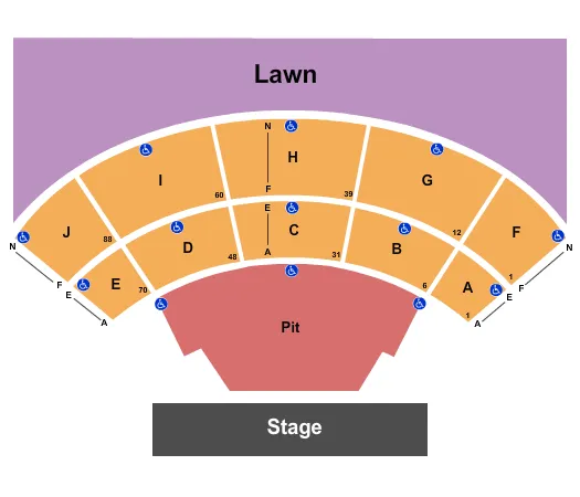 ENDSTAGE 2 Seating Map Seating Chart