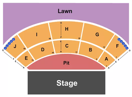 ENDSTAGE GA PIT 2 Seating Map Seating Chart