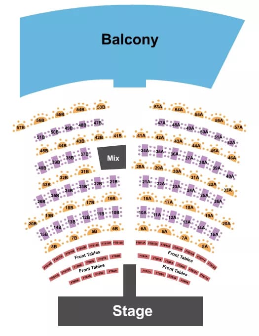 TABLE BOOTH Seating Map Seating Chart