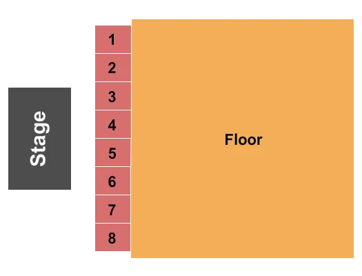 GA FLOOR TABLES 1 8 Seating Map Seating Chart