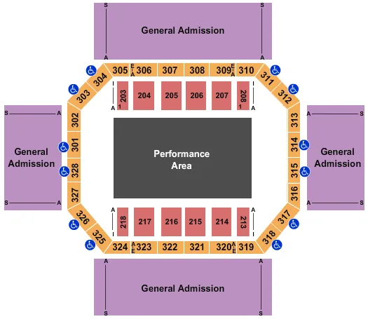 RODEO 2 Seating Map Seating Chart