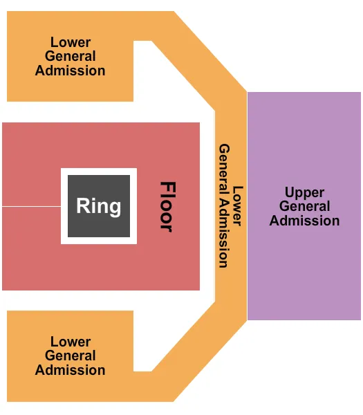 WRESTLING GA Seating Map Seating Chart