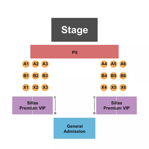 ENDSTAGE TABLES Seating Map Seating Chart