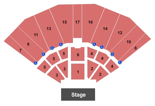 ENDSTAGE 2 Seating Map Seating Chart