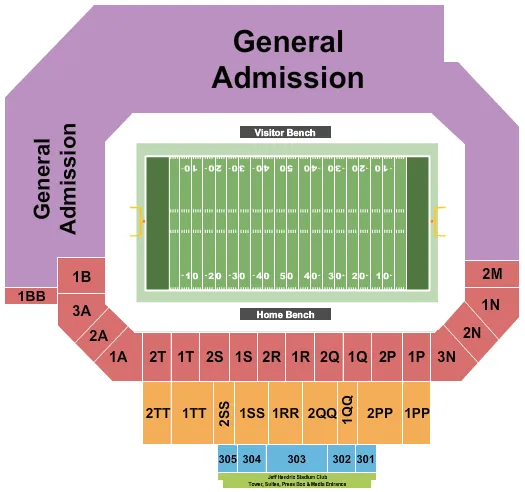 DCI Seating Map Seating Chart