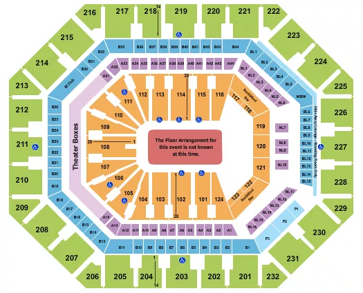 GENERIC FLOOR Seating Map Seating Chart