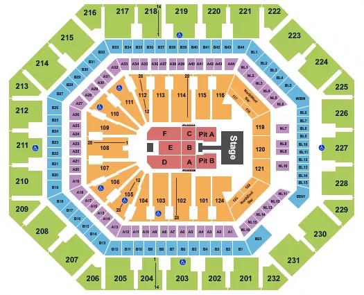 KELSEA BALLERINI Seating Map Seating Chart