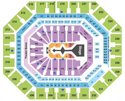 SHAKIRA Seating Map Seating Chart