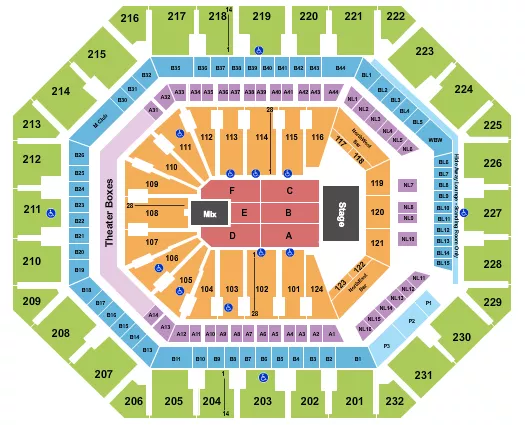 TSO Seating Map Seating Chart