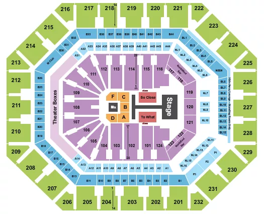 TATE MCRAE Seating Map Seating Chart