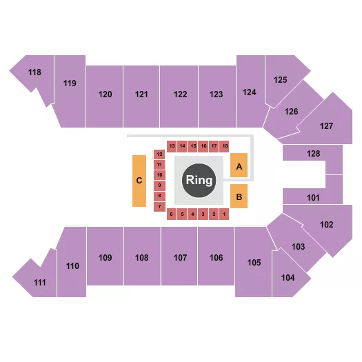MMA 3 Seating Map Seating Chart
