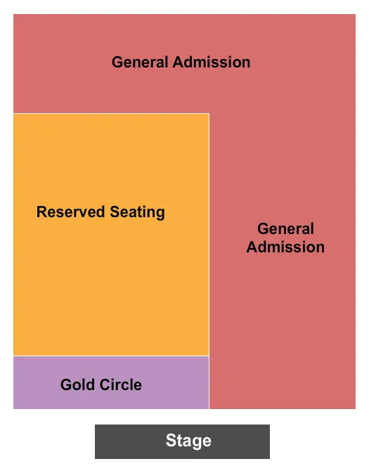 ENDSTAGE Seating Map Seating Chart