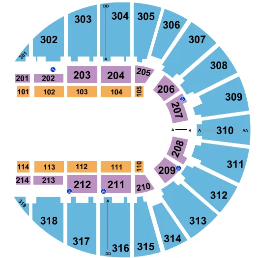 CIRCUS Seating Map Seating Chart