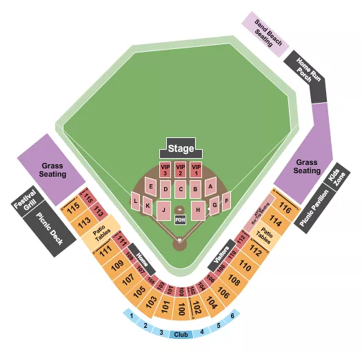 CONCERT 2 Seating Map Seating Chart