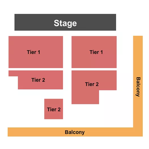 GA TIERED Seating Map Seating Chart