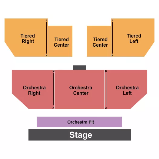 ENDSTAGE Seating Map Seating Chart