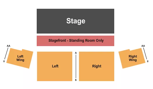 ENDSTAGE 2 Seating Map Seating Chart