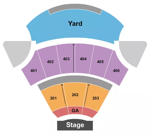 ENDSTAGE GA PIT Seating Map Seating Chart