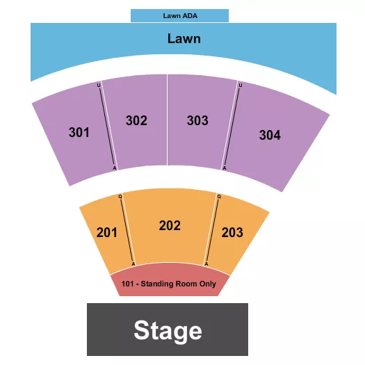 ENDSTAGE GA FLOOR Seating Map Seating Chart