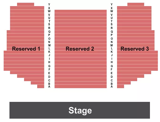 FREMONT THEATER CA ENDSTAGE 2 Seating Map Seating Chart
