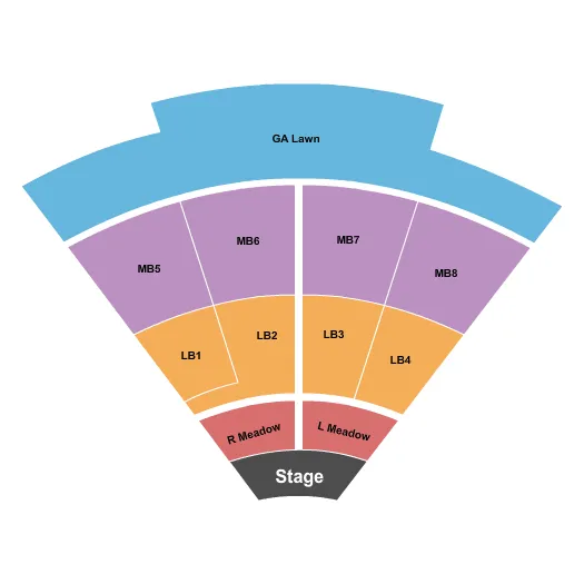 ENDSTAGE 2 Seating Map Seating Chart