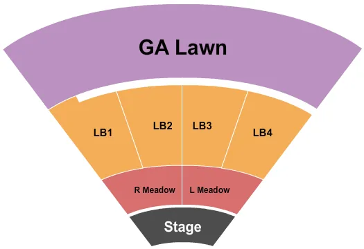 ENDSTAGE Seating Map Seating Chart