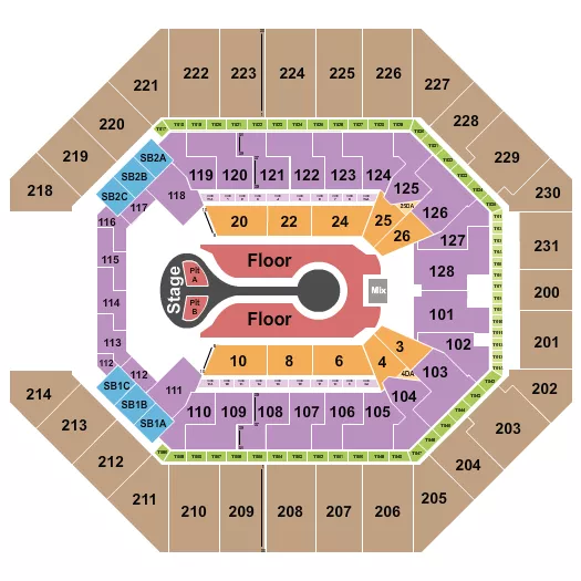 BENSON BOONE Seating Map Seating Chart