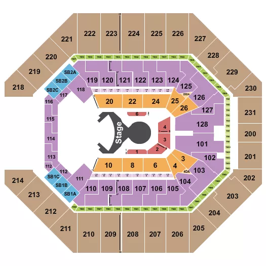 CIRQUE DU SOLEIL Seating Map Seating Chart