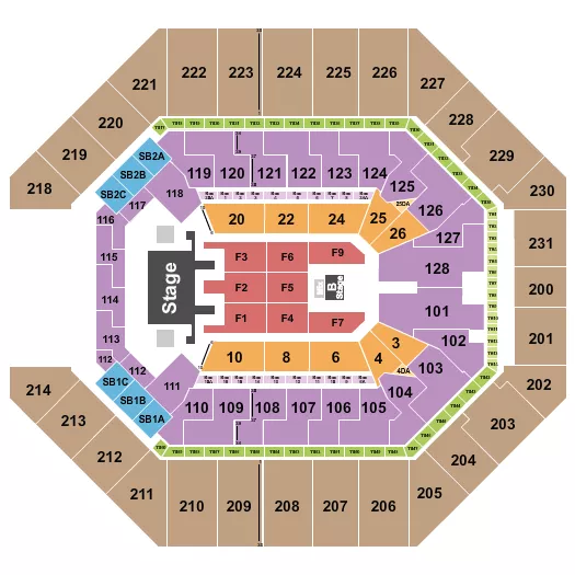 MANA Seating Map Seating Chart