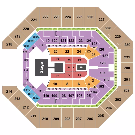 PESO PLUMA Seating Map Seating Chart
